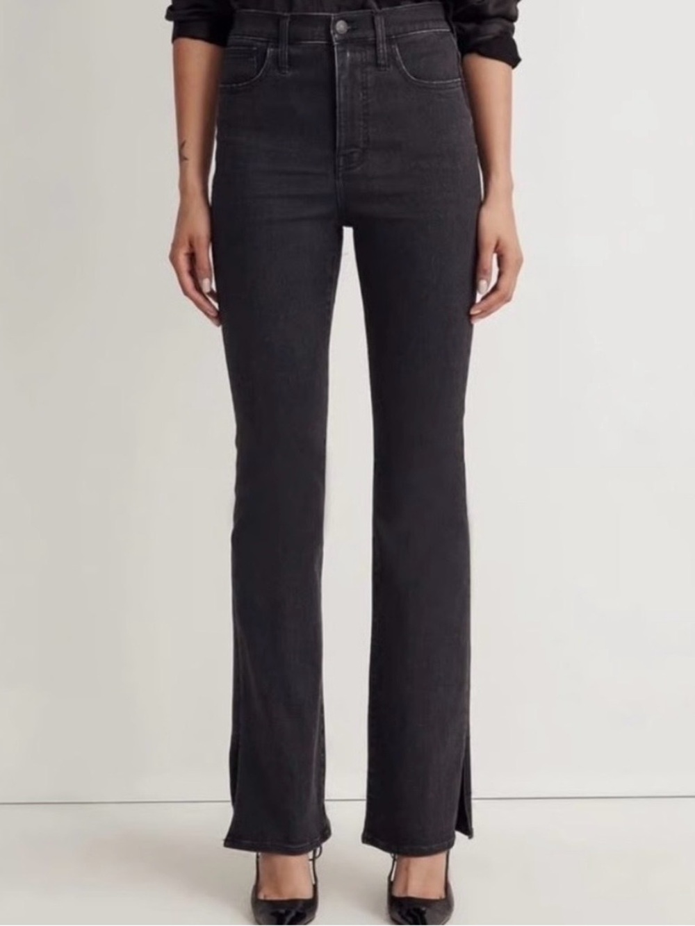 Madewell Roadtripper Black Skinny Flare High-Rise Women’s Jeans Size 23